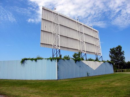 5 Mile Drive-In Theatre - Rear Of Screen